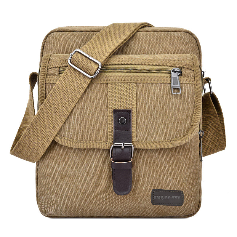 Canvas Backpack Casual - Borsa in tela da uomo monospalla
