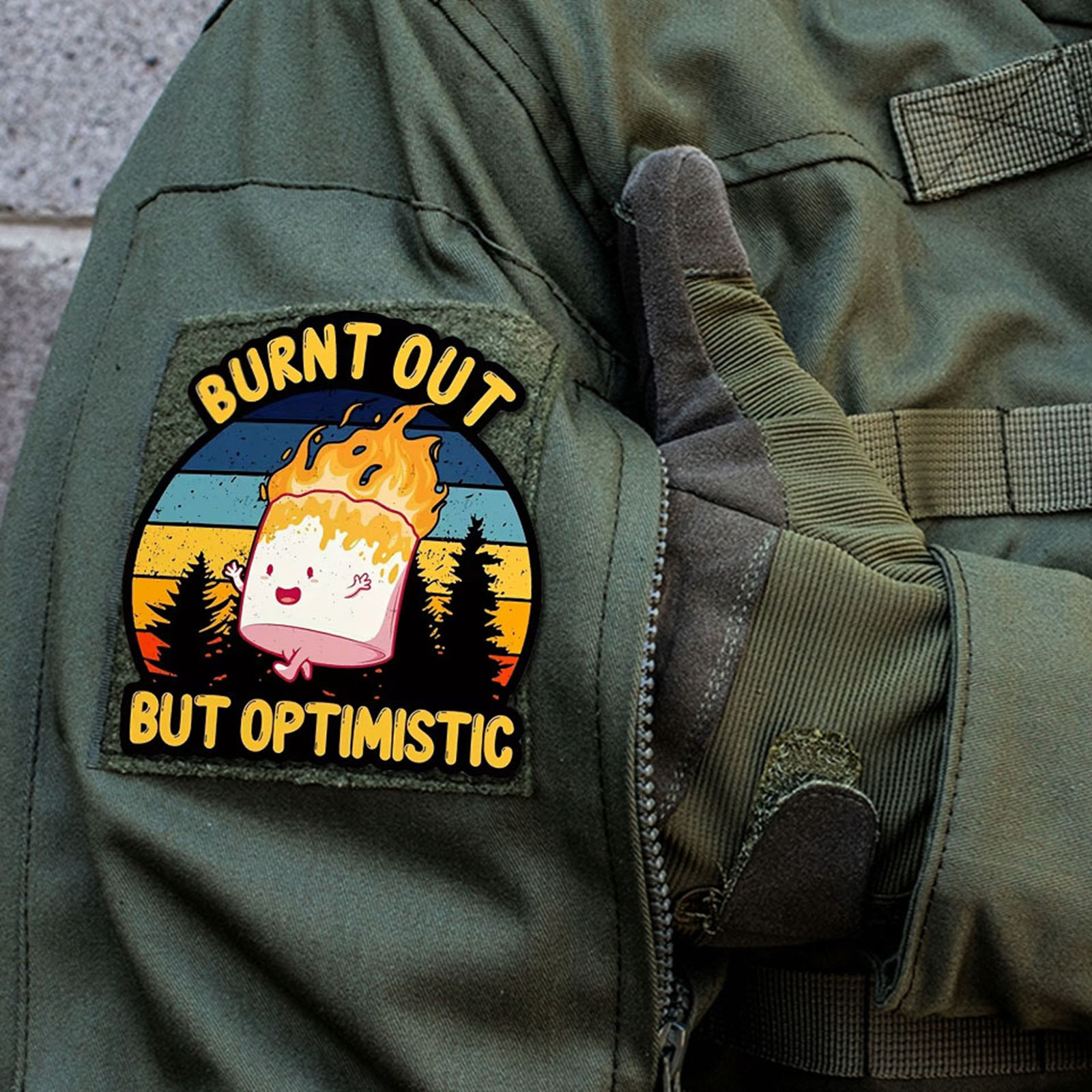 Urban Backpack Tactical - Toppe tattiche brute ma ottimistiche Toppa