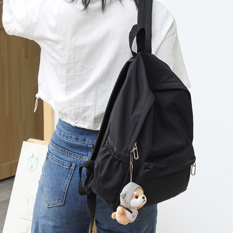 Fashion Backpack Women - Zaino da donna, tinta unita, per