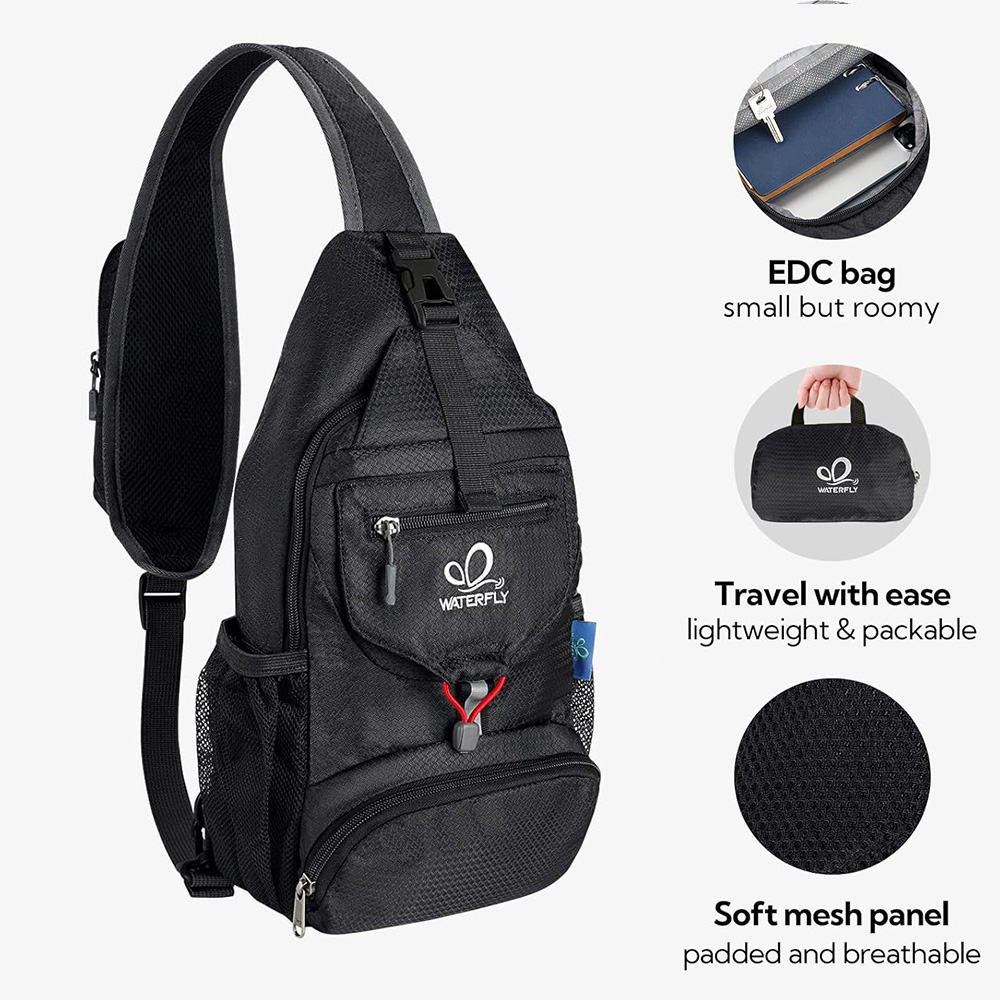 Borsa da petto WATERFLY Borsa  - Canvas Backpack Casual recensione e prezzo
